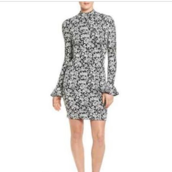 MICHAEL Michael Kors Dresses & Skirts - Michael Kors black and white floral dress size L